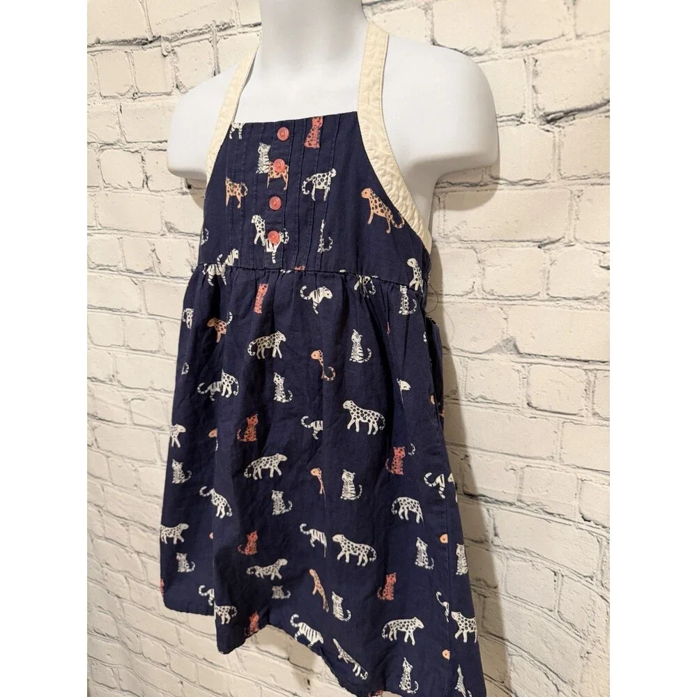 Gymboree Sunny Safari Cheetah Print Halter Sundress 5t